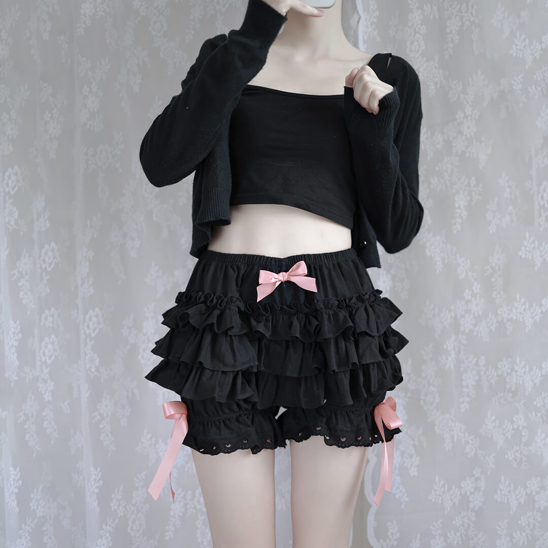 Lolita Multi-layer Puffy Skirt Support Girls Shorts BY4080