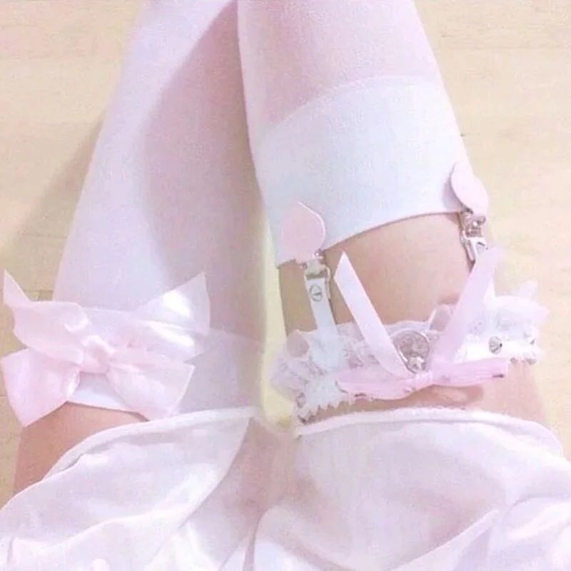 LACE BOW LEG RING BY18998slider_item_3
